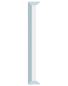 Clear Rectangle Bevel, 1-1/2" x 10"