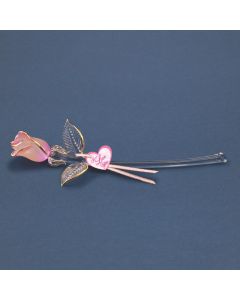 "I Love You" Peach & Gold Rose