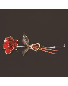 "I Love You" Red Rose