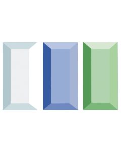 Rectangle Bevel, 2" x 4"