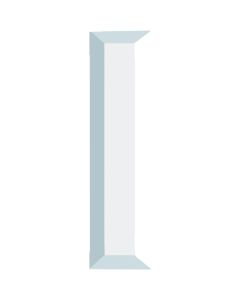 Clear Rectangle Bevel, 2" x 10"