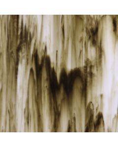 Wissmach Brown and White Opal Glass