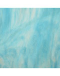 Wissmach Sky Blue & White Glass (back lit)