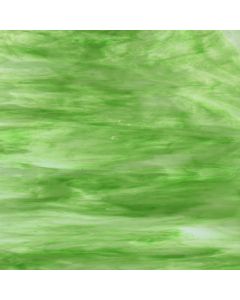Wissmach, Dark Green, White & Clear Glass