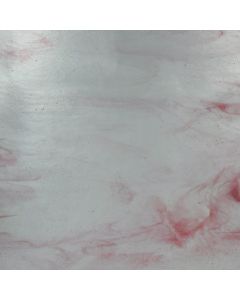Youghiogheny Ice White, Pink Stipple Glass
