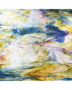 Youghiogheny Ice White, Yellow, Blue, Purple, Gold, Green Stipple Glass