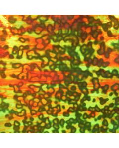 Youghiogheny Dark Green Opal, Red Mottled Glass