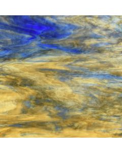 Youghiogheny Ice Beige, Dense Beige, Cobalt Blue Stipple Glass