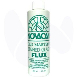 8oz Liquid Zinc Flux for Stained Glass, Soldering Brazil