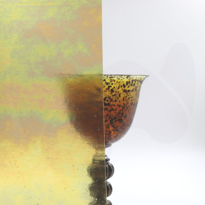 Wissmach Transparent Honey Luminescent Fusible COE96 Glass