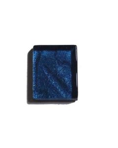 Metallic Crystal Glass Tile - 3/8" x 3/8" IMPERIAL BLUE
