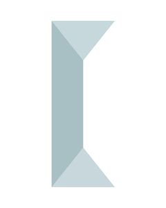 Clear Rectangle Bevel, 1-1/2" x 1"