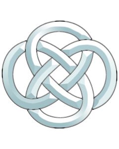Celtic Knot Bevel Cluster, 7-3/8" x 7-3/4"