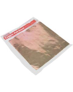 Copper Foil, 1.25 mil, 12" x 12" Sheet