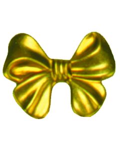 Small Bow Brass Accessories, pack/12