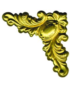 Large Corner Brass Accessories, 1-3/4", pack/12