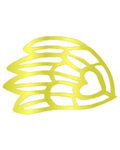 Small Angel Wing Filigree, 1-3/4" x 1-1/4"