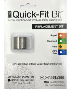 Quick-Fit Bit 3/4" Fine Grinding Replacement Bit 200/230 Diamond Grit