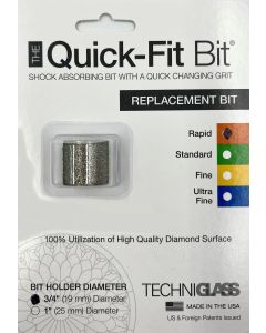 Quick-Fit Bit 3/4" Rapid Grinding Replacement Bit 80/100 Diamond Grit