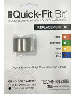 Quick-Fit Bit 1" Ultra Fine Grinding Replacement Bit 600 Diamond Grit