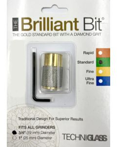 Brilliant Bit 3/4" Standard Grinding Bit 100/120 Diamond Grit