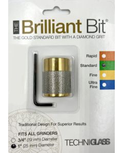 Brilliant Bit 1" Standard Grinding Bit 100/120 Diamond Grit