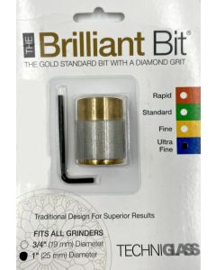 Brilliant Bit 1" Ultra Fine Grinding Bit 600 Diamond Grit