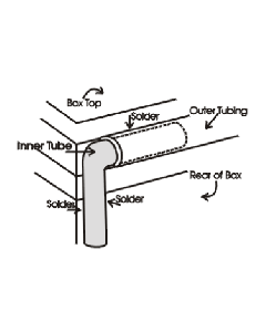 Brass Tubing, Inner Tube, 1/16" diameter