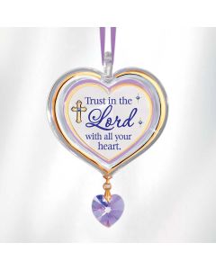 Trust in the Lord Heart Ornament