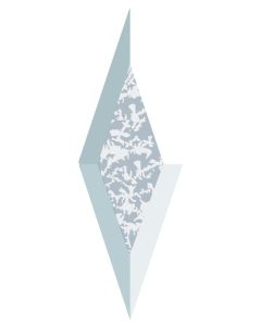 Glue Chip Diamond Bevel, 2" x 6"