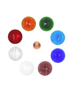 Round Faceted Jewel, 35mm