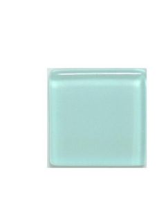 Colorfusion Crystal Glass Tile - 1" x 1" AQUA - 1905