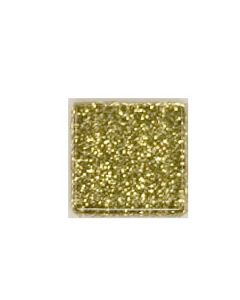Iridescent Finish Crystal Tile- 3/4" X3/4" 14KT. GOLD GLITTER - GL104