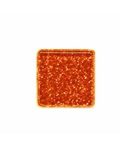 Glitter Crystal Glass Tile - COPPER GLITTER