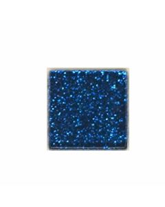 Iridescent Finish Crystal Tile- 3/4" X3/4" SAPPHIRE GLITTER - GL301