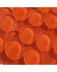 20MM Crystal Round Tile - CARROT