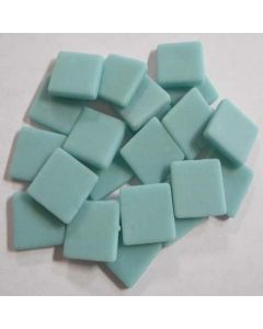 Sq Flat Matte Glass Tile - LIGHT AQUA