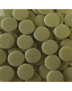 ECO FRIENDLY RECYCLED GLASS TILE 18mm Round - IRISH MOSS