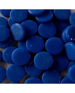 ECO FRIENDLY RECYCLED GLASS TILE 18mm Round - PACIFIC BLUE