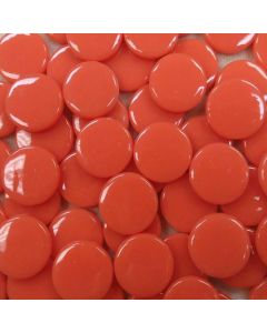 ECO FRIENDLY RECYCLED GLASS TILE 18mm Round - SOFT ORANGE