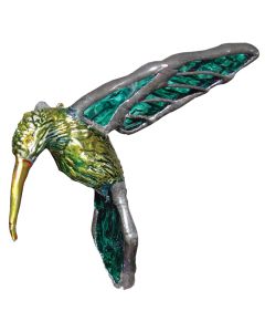 Petite Hummingbird Hand Cast Sculpture