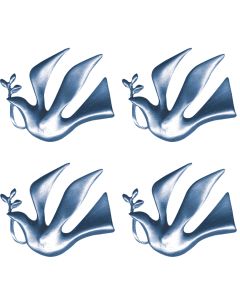 Dove Hand Cast Sculpture, pack/4