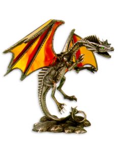 The Predator Dragon Monster Metals Hand Cast Sculpture
