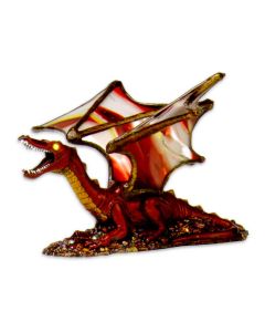 Guardian Dragon Monster Metals Hand Cast Sculpture