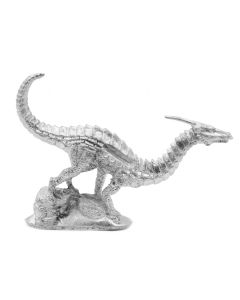 Slinking Dragon Monster Metals Hand Cast Sculpture
