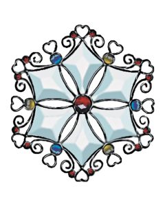 Snowflake Bevel Cluster 2