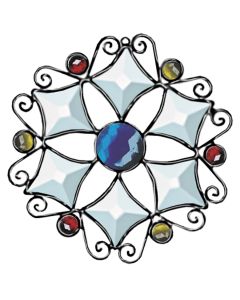Snowflake Bevel Cluster 3