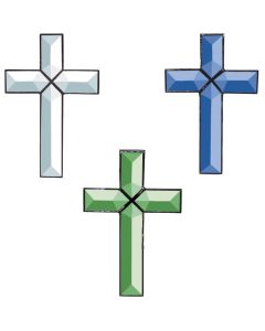 Cross of Distinction Bevel Cluster, 4" x 6"