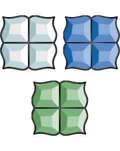 itty bitty Bevel Cluster, 3-3/4" x 3-3/4"