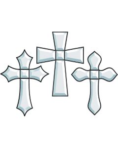Three Crosses Bevel Cluster